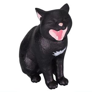 うちの黒猫 [6.座りあくび×胸白]