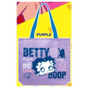 Betty Boop ベティーブープ トートバッグ [2.PURPLE]【ネコポス配送対応】【C】｜toysanta