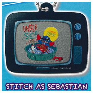 Disney 100 Stitch in Costume アクリルキーホルダー(ディズニー スティッチ in コスチューム) [5.STITCH AS SEBASTIAN]【ネコポス配送対応】【C】｜toysanta