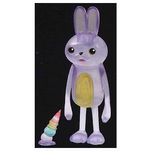 すべてがおしまいになったウサギ クリアバージョン [5.紫色ウサギとダブルアイス]【ネコポス配送対応】【C】｜toysanta