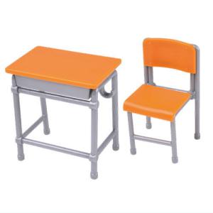 学校の机と椅子と書道バッグ [2.机(高)+椅子]【 ネコポス不可 】｜toysanta