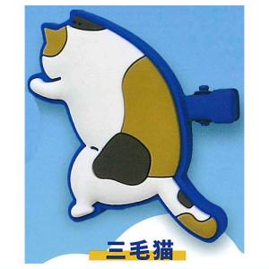 Fluffy HUGS アニマルラバークリップ [3.三毛猫]【ネコポス配送対応】【C】｜toysanta