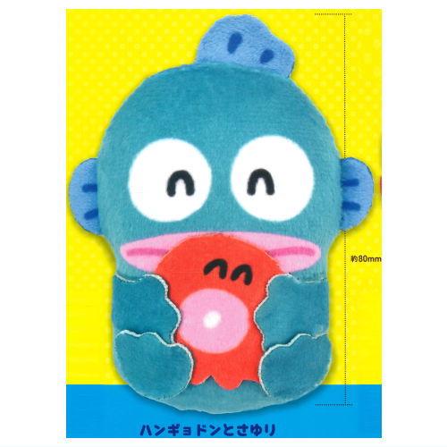 サンリオ ハンギョドン ぬいぐるみバッジ [1.ハンギョドンとさゆり]【ネコポス配送対応】【C】