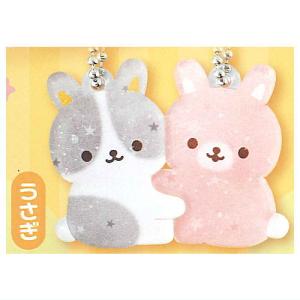 ラスト1点　ジモモ　海外限定の虹色　カラフルウサギ耳ぬいぐるみキーホルダー2 カラフルなぬいぐるみキーホルダー,20cm,レインボー,ぬいぐるみ