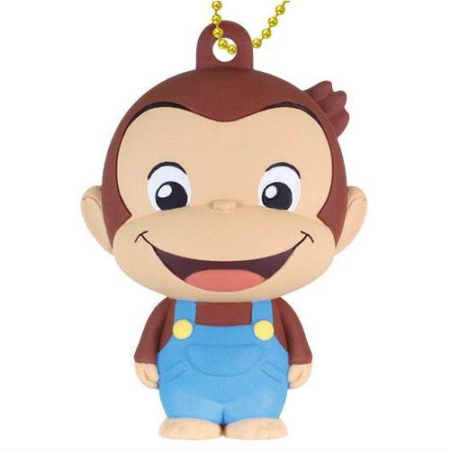 おさるのジョージ ぺたんこマスコット2 いなか編 [2.オーバーオール姿のジョージ]【ネコポス配送対...