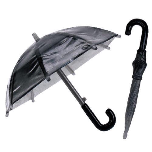 ちいさな雨傘 クリア3 [4.ブラック]【ネコポス配送対応】【C】