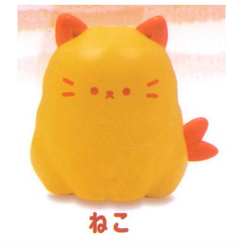 えびふらいどうぶつ マスコットフィギュア [2.ねこ]【 ネコポス不可 】【C】