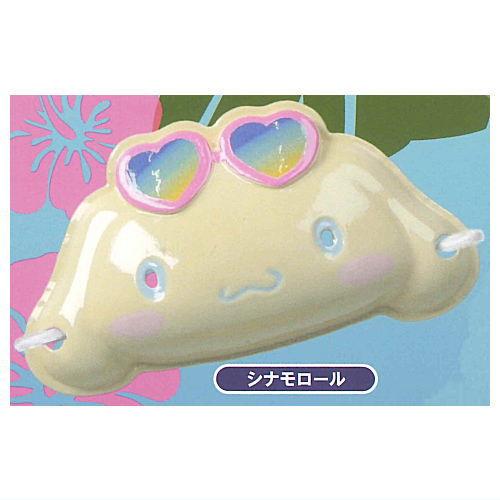 サンリオキャラクターズ ミニチュア おめんコレクション こんがりビーチバージョン [6.シナモロール...