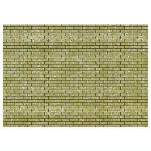 ジオラマタックシート レンガ (カーキ) 1/12スケール 5枚組 (品番：55671)【ネコポス配送対応】