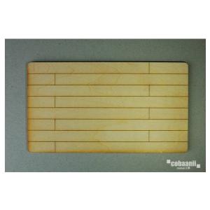 コバアニ cobaanii mokei工房 思い出横町シリーズ 昭和の学校 木の床  1/12スケール 組み立てキット