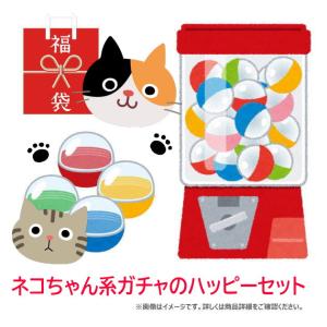 【福袋】ネコちゃん系ガチャのハッピーセット!! いろいろ詰合せて合計6点★送料無料【CAT】【 ネコポス不可 】猫好きさんに!!