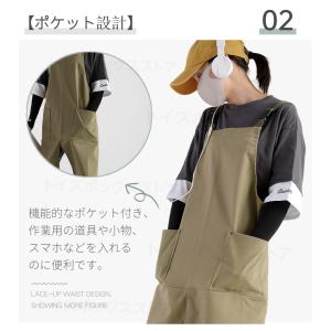 男女兼用 撥水加工 コットンエプロン レディー...の詳細画像3