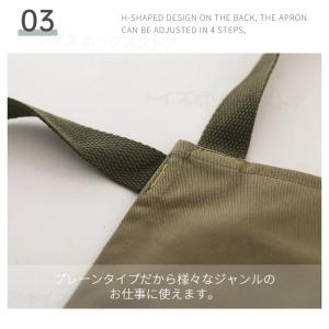 男女兼用 撥水加工 コットンエプロン レディー...の詳細画像4