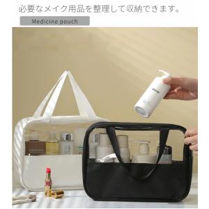 PVC化粧ポーチ 透明 クリアポーチ トラベル...の詳細画像3
