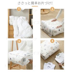 国内発送 即納 圧縮袋 衣類 布団 圧縮ボック...の詳細画像3