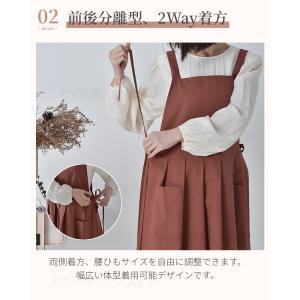 2Way着方 簡単に着れる シンプル スカート...の詳細画像3