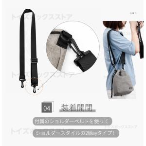 M L ショルダーカメラポーチ 一眼レフ ミラ...の詳細画像4