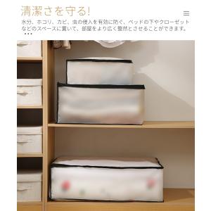 ベッド下収納ケース 衣類用 布団収納ケース 敷...の詳細画像5