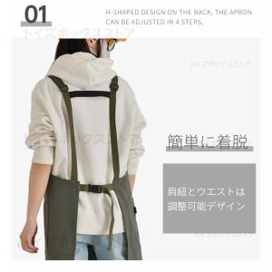 防水エプロン 業務用エプロン 作業用 男女兼用...の詳細画像3