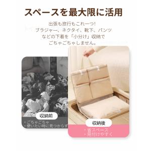 トラベルポーチ 6in1 旅行用衣類収納 パッ...の詳細画像2