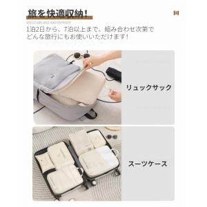 トラベルポーチ 旅行用圧縮袋 パッキングポーチ...の詳細画像3