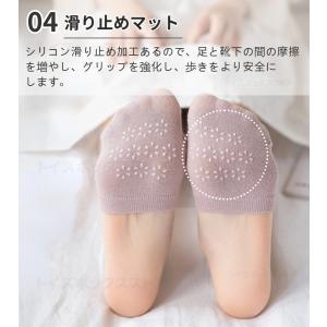 サンダル靴下 滑り止め 薄手 つま先ソックス ...の詳細画像5