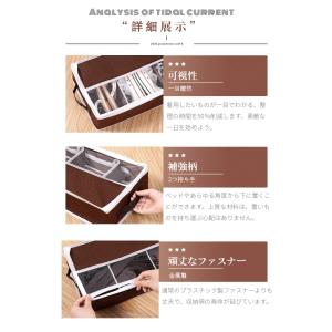 ベッド下収納 靴收?ケース 衣類用 下着収納 ...の詳細画像5