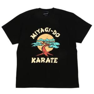 『コブラ会』ミヤギ道カラテ MIYAGI-DO WAX ON WAX OFF 2023 Tシャツ (ブラック） Lサイズ｜toyshopside3