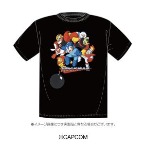 ロックマンTシャツ（ブラック）XLサイズ 2024年6月発売予定 予約｜toyshopside3