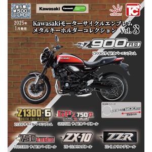 Kawasaki モーターサイクルエンブレムメタルキーホルダーVol.3 全6種