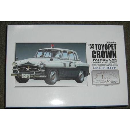 55　トヨペット　クラウン　パトカー仕様　1/32　Ｓ50　マイクロエース
