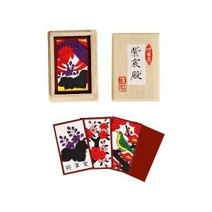 田村将軍堂 花かるた（花札） 紫宸殿　桐箱入 （赤裏）｜toyskameta