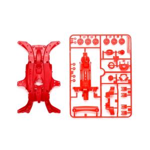 ミニ四駆特別企画商品（パーツ） MA強化シャーシセット （レッド）（95384）　[タミヤ]｜toyskameta