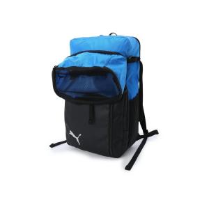 PUMA(プーマ) バックパック(30L) 090107 プーマ ブラック/エレクトリック ブルー/チームシルバー(02) Free Size サッカーバッグ リュックサック 軽量 機能性 収