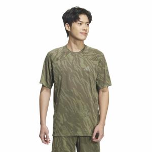 adidas(アディダス) 半袖 Tシャツ TE クールセンサー AOP メンズ ZR856 オリーブストレータ (KF6132) 3Lサイズ