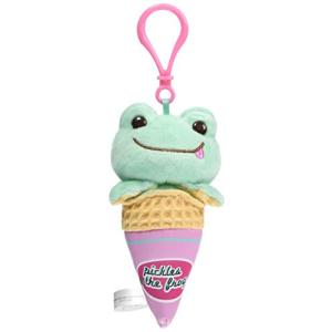 ナカジマコーポレーション かえるのピクルス チョコミント MC ブルー H11xW6XD4cm カエル ぬいぐるみ キーホルダー カバンにつけられる 142122-20