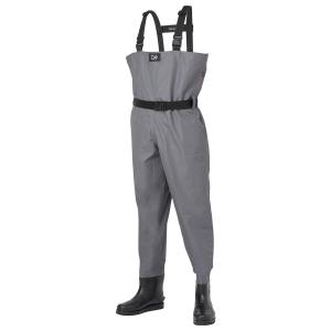 Daiwa 防水サスペンダー付きウェーダー グレー DAIWA（ダイワ） ウェーダー スーパーブレスストッキングウェーダー