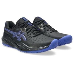 asics(アシックス) テニスシューズ GEL-CHALLENGER 15 OC 1043A026 ユニセックス大人 001(ブラック/ダーク コバルト) 22.5 cm 2E