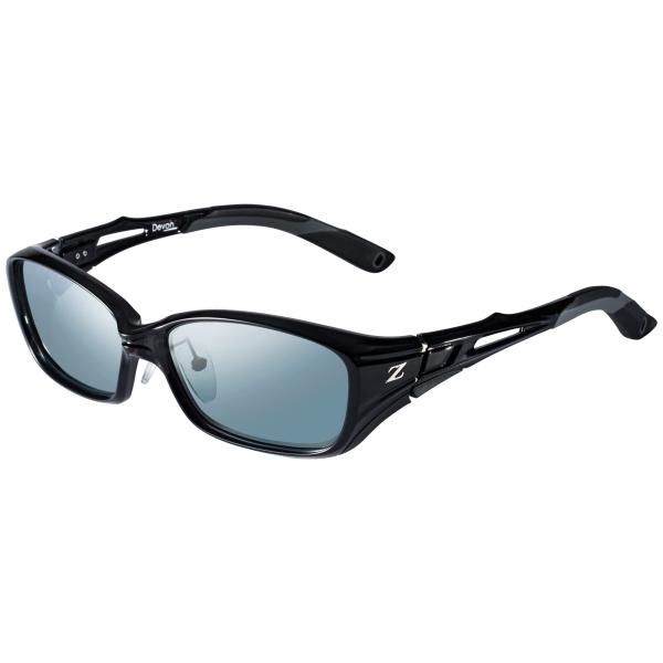 Zeque(ゼクー) 偏光サングラス Devon(デヴォン) F-1988 クリアブラック&amp;ブラック...