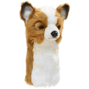 HANSA ハンサ ぬいぐるみ 8190 ドライバー用ヘッドカバー チワワ CHEHUAHUA ゴルフクラブヘッドカバー ブラウン