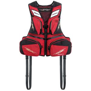 マルキュー（MARUKYU） PFD03 L2 ブラック レッド S-M L-LL