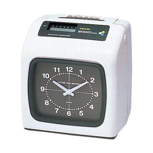 （訳あり新品）アマノ 時刻記録タイムレコーダー BX-6000-W BX-6000-W