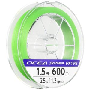 OCEA シマノ/SHIMANO オシアジガー MX4 PE 600m 1.5号 25Lbs 11.3kg PL