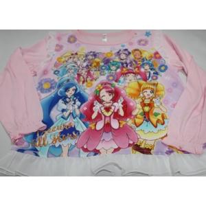 プリキュアオールスターズ光る!2TOPS パジ...の詳細画像2
