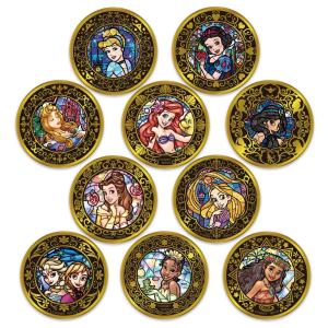 【新品、廃版】ディズニー　バッジ 単品販売】金バッジ ディズニーキャラクター マルチ1【種類ランダム