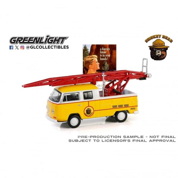 GL 1/64 1968 Volkswagen Type 2 Double Cab Pickup L...