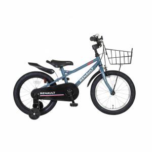 16インチ 身長100〜115cm 子供用自転車 ルノーキッズ スモークブルー RENAULT KIDS 16SS-TZ 3歳 4歳 5歳 補助輪付
