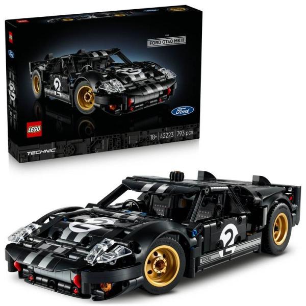 レゴ LEGO テクニック 1966 Ford GT40 MKII レースカー 42223｜おもちゃ...