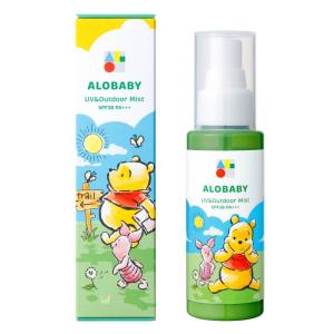 アロベビー UV&アウトドアミスト ディズニーver くまのプーさん SPF38/PA++ 80ml