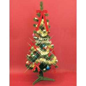 ｛SKU PURGE済み_2021/2/20｝【クリスマスツリー】120cm　10球ライト付　セットツリー